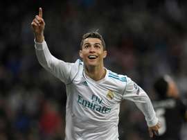 Cristiano Ronaldo e o único 'não defesa'. AFP