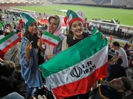 Une délégation de la Fifa en Iran. AFP