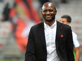 Patrick Vieira pode suceder Guardiola no comando do City. AFP