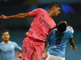 Varane, une soirée à oublier. AFP