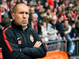 L'entraîneur de Monaco Leonardo Jardim lors du match à Rennes. AFP
