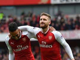 Mustafi scored his first European goal. AFP