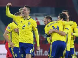 Sweden relegated Turkey in the Nations League. AFP