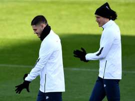 The eight players that could be leaving PSG on June 30. AFP