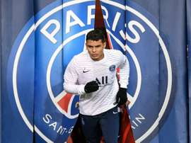 Thiago Silva se rapproche de la porte de sortie. AFP