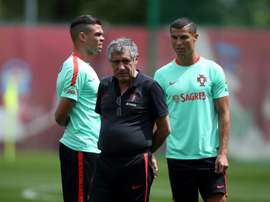 A Seleção portuguesa já está na Hungria. AFP