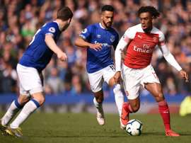 Arsenal will not let Iwobi leave to go to Everton. AFP
