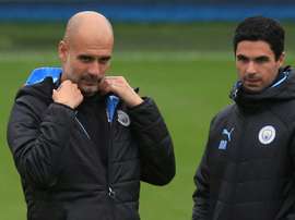 Arteta se solidariza. AFP