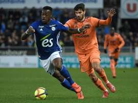 Compos officielles du match des tours préliminaires de C3 entre le Maccabi Haïfa et Strasbourg. AFP