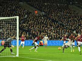 Sadio Mane inscrit un but lors du match nul. AFP
