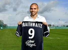 Braithwaite est à Bordeaux. AFP