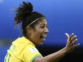 L'attaquante du Brésil Cristiane. AFP