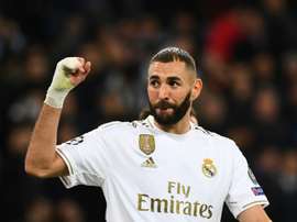 L'attaccante francese del Real Madrid Benzema. AFP