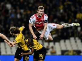 'Sport': Barca could sign De Ligt for 60 million plus add-ons. AFP