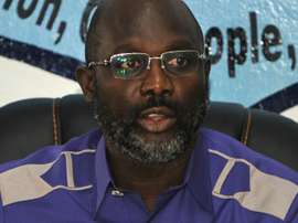 Weah se convirtió en presidente de Liberia. AFP