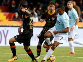 Nani já sabe o que é marcar pela Lazio. AFP