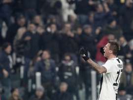 L'attaquant de la Juventus Mario Mandzukic. AFP