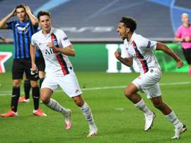PSG faz esposa de Marquinhos sofrer além da conta. AFP