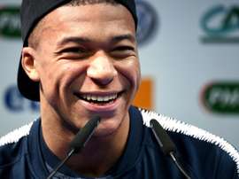 Kylian rassure les fans du PSG. AFP