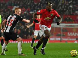 Pogba continues to be linked with a move to Man Utd. AFP