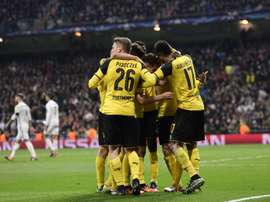 Le Borussia Dortmund impérial face au Real en Ligue des champions, le 7 décembre 2016 à Madrid. AFP