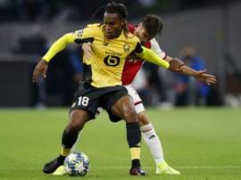 Renato Sanches heureux à Lille. afp