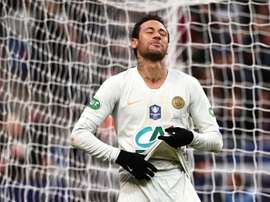 Neymar pode pegar um gancho de até oito jogos. AFP