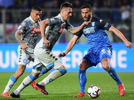 O Napoli visita Empoli e sai frustrado