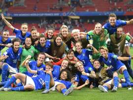 Les Italiennes déjà qualifiées avant la défaite face au Brésil. AFP