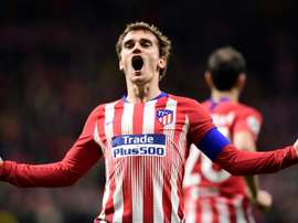 Antoine Griezmann parachève le succès de l'Atletico Madrid. AFP
