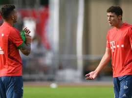 Pavard donne des nouvelles de Lucas Hernandez. AFP