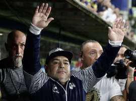 Maradona interrompe sua renovação com o Gimnasia. AFP