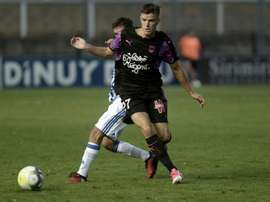Frédéric Guilbert avec Bordeaux contre la Real Sociedad en match amical à Irun, au pays basque. AFP