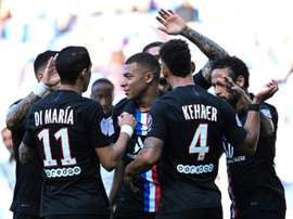 Devant du public, la rentrée tonitruante des Quatre fantastiques du PSG. AFP