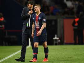 Problems continue for Verratti. AFP