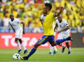 Aubameyang, parmi les trois finalistes au Ballon d'Or Africain. AFP