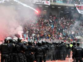 Se teme un ambiente volcánico. AFP