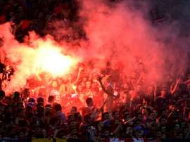 Des supporters d'Al Ahly lors d'un match de Ligue des champions face à Cotonsport. AFP