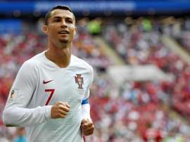 Cristiano Ronaldo já soma 4 gols em dois jogos na Copa do Mundo. AFP
