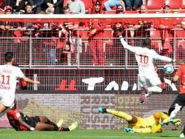 Ikoné satisfait du match nul de Lille contre Rennes. AFP