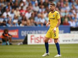 Jorginho a tenté 180 passes. AFP