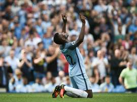 Le Nigérian Kelechi Iheanacho, auteur du 2e but de Manchester City contre Bournemouth. AFP