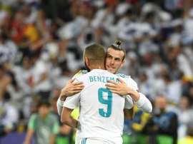 Bale e Benzema mantêm a parceria sem Cristiano. AFP