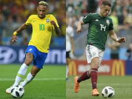 Le Mexique affrontera le Brésil. AFP