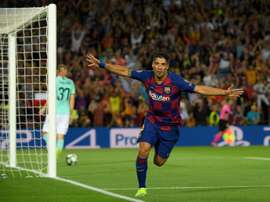 Luis Suarez could still make an end of season comeback. AFP
