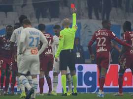 2 matches de suspension pour le Marseillais Alvaro Gonzalez. AFP