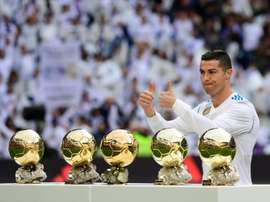 Cristiano, le joueur le plus nommé dans l'histoire du Ballon d'Or. AFP