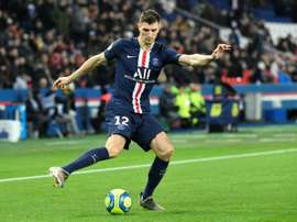 Thomas Meunier charge encore contre le PSG. AFP