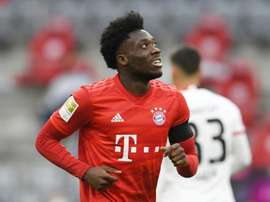 Alphonso Davies touché et incertain pour le Barça. AFP
