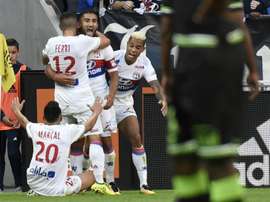 Lyon beat Guingamp 2-1 on Sunday. AFP